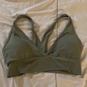 Aerie Army Green Yoga Bra